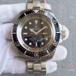 Swiss Rolex Deepsea Challenger Replica Watch SS Black Dial Black Ceramic